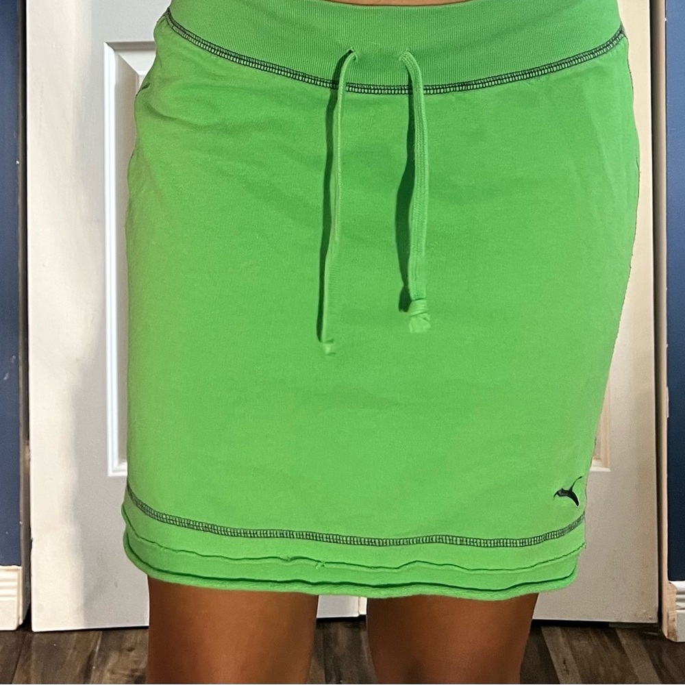 Puma Women's Bright Green Mini Skirt